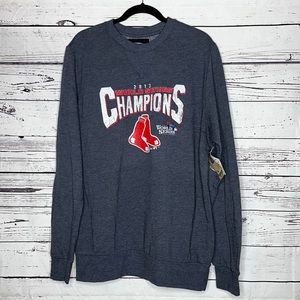 Majestic Threads NWT 2X MLB 2013 World Series Boston Red Sox Baseball Sweatshirt